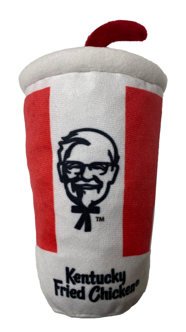 Ethical Spot KFC Soda with Straw Plush Dog Toy
