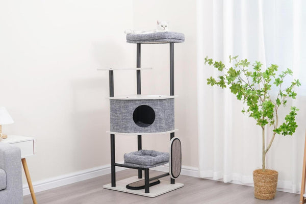 PetPals Grayson 5-Level Cat Tree