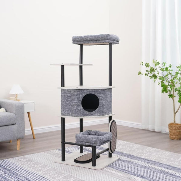 PetPals Grayson 5-Level Cat Tree