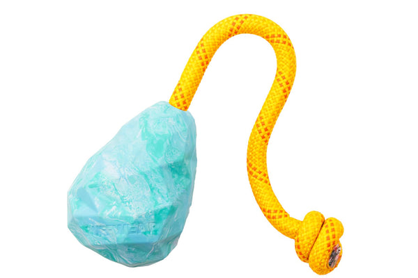 Ruffwear Huck-a-Cone Rubber Tug Dog Toy, Glacial Blue