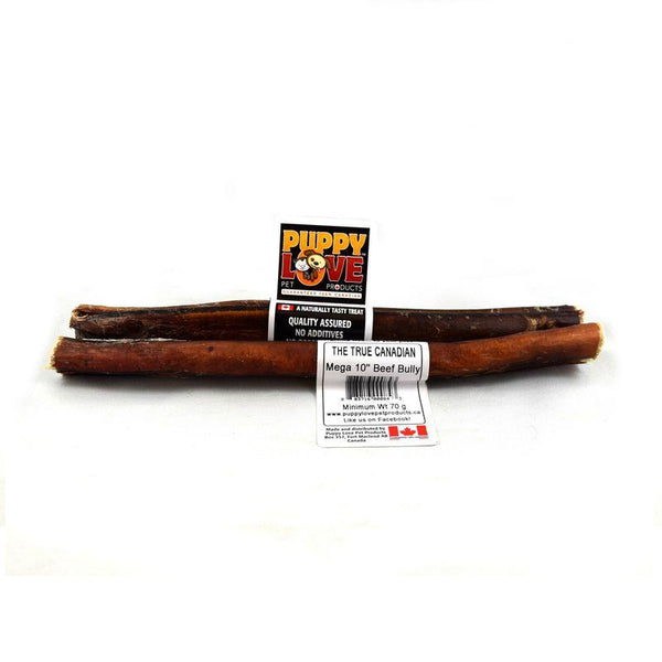 Puppy Love Friandises pour chiens Mega Beef Bully Stick, 10 po