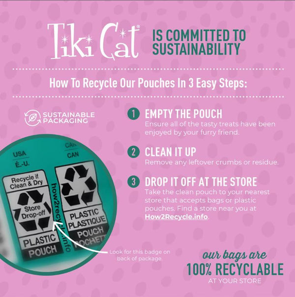 Tiki Cat Baby Tuna & Salmon Soft & Chewy Mini Cat Treats