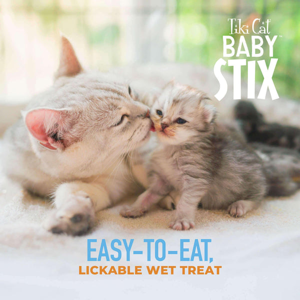 Tiki Cat Baby Stix Chicken in Creamy Gravy Cat Treats