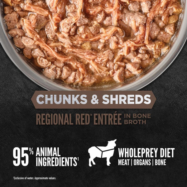 ORIJEN Chunks & Shreds Regional Red Entree Wet Cat Food Can (CA)