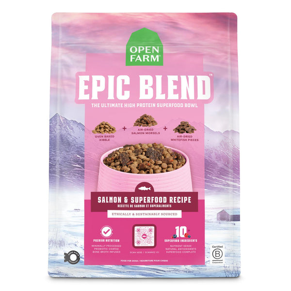 Open Farm Epic Blend Salmon & Superfood Dry Dog Food
