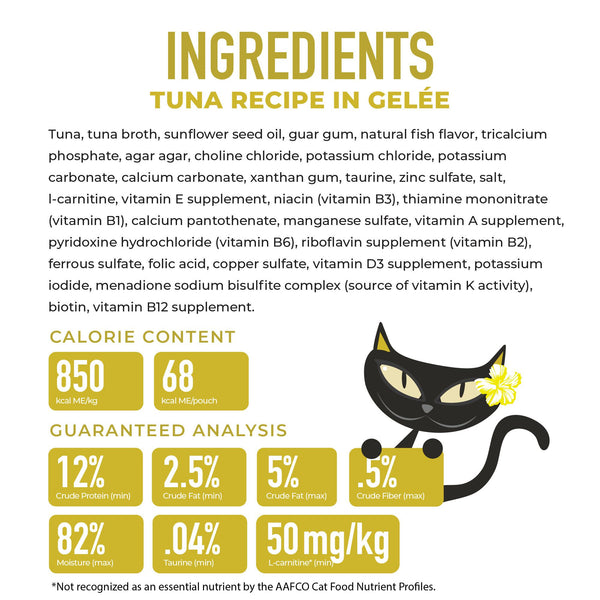 Tiki Cat Gelee Tuna in Gelee Wet Cat Food Pouch