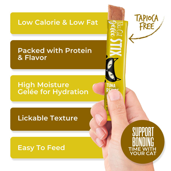 Tiki Cat Gelee Stix Thon en Gelée Friandises Humides pour Chats