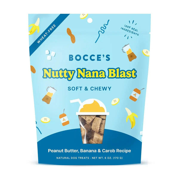 Bocce's Bakery Nutty Nana Blast Soft & Chewy Dog Treats
