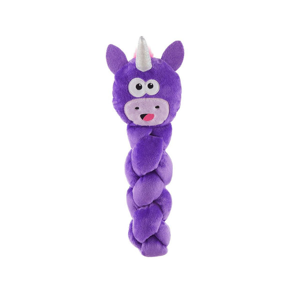 Outward Hound Nina Ottosson Twistiez Interactive Treat Puzzle Plush Dog Toy, Purple