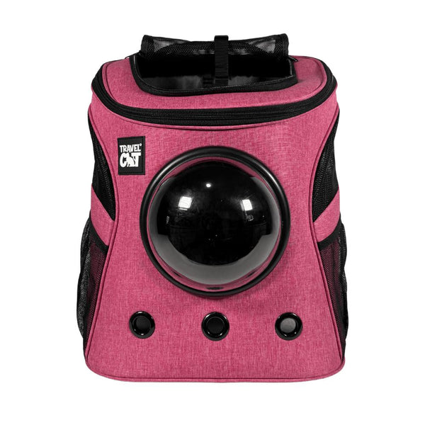 Travel Cat Sac à Dos pour Chat The Fat Cat Grand, Rose
