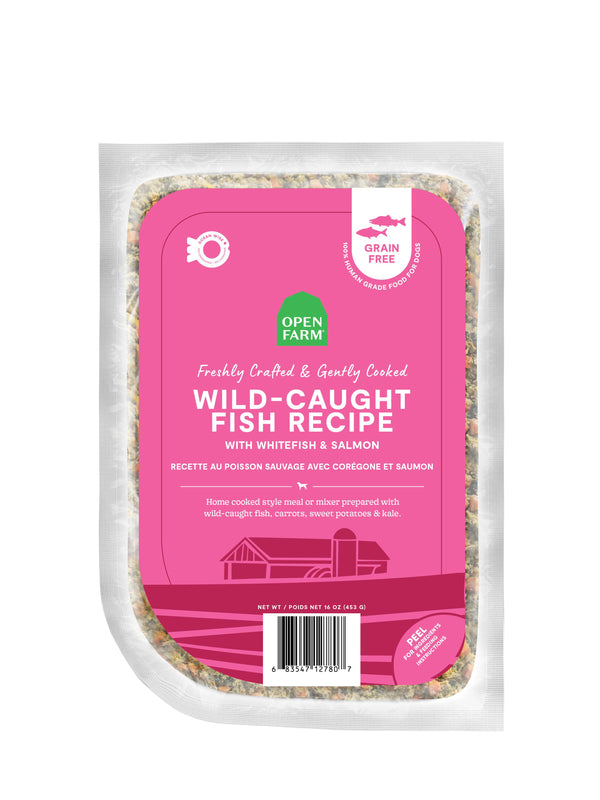 Open Farm Gently Cooked Wild-Caught Fish Grain-Free Frozen Dog Food