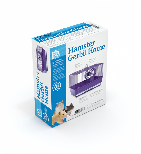 Prevue Pet Products One-Story Hamster Gerbil Home, Purple