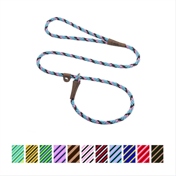 Mendota Pet Small Slip Striped Dog Leash