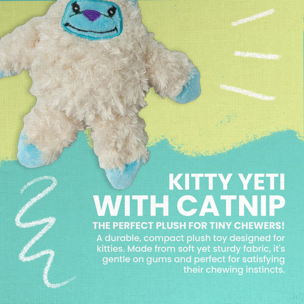 Snugarooz Kitty Yeti with Catnip Cat Toy
