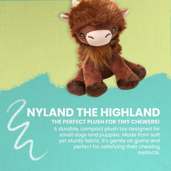 Snugarooz Nyland the Highland Plush Dog Toy