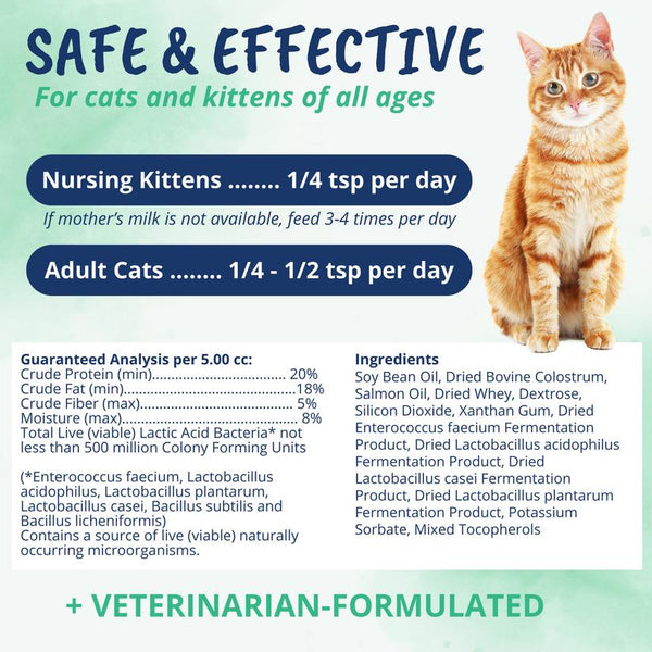 Under the Weather Vital Colostrum Gel Squeezable Cat Supplement
