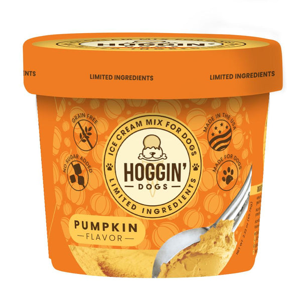 Puppy Cake Hoggin' Dogs Ice Cream Mix Pumpkin Flavored Dog Treats
