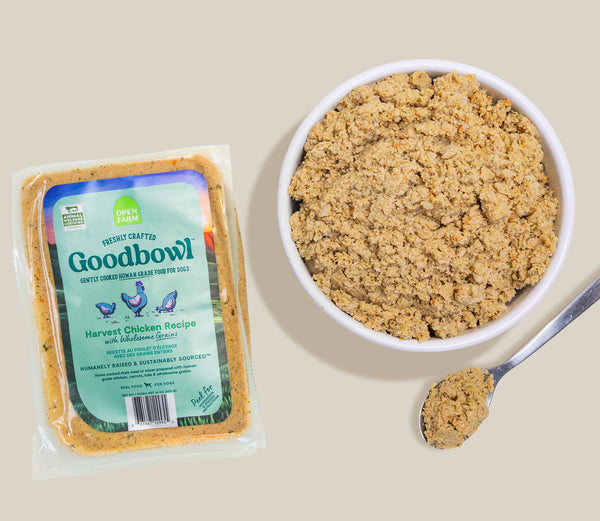 Open Farm Goodbowl Gently Cooked Harvest Chicken with Wholesome Grains Frozen Dog Food