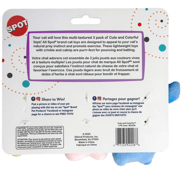 Ethical Spot Cute & Colorful Cat Toy