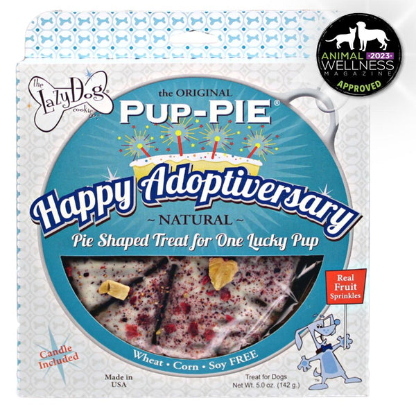 The Lazy Dog Cookie Co. The Original Pup-PIE Happy Adoptiversary Dog Treats