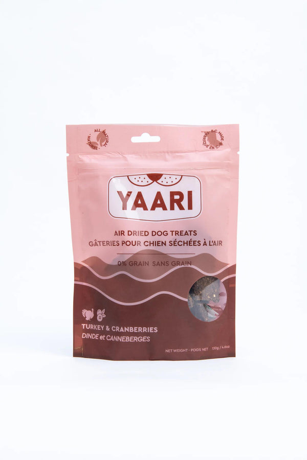 Yaari Turkey & Cranberry Air-Dried Dog Treats