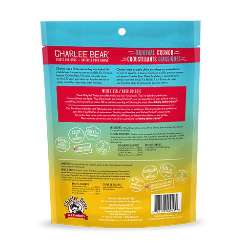 Charlee Bear Original Crunch with Liver Dog Treats (CA)