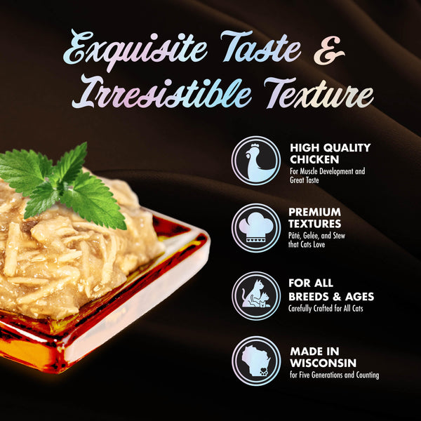 Fromm PurrSnickitty Shredded Chicken Entree in Gelee Wet Cat Food Can