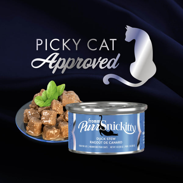 Fromm PurrSnickitty Duck Stew Wet Cat Food Can
