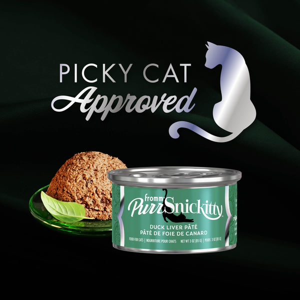 Fromm PurrSnickitty Duck Liver Pate Wet Cat Food Can