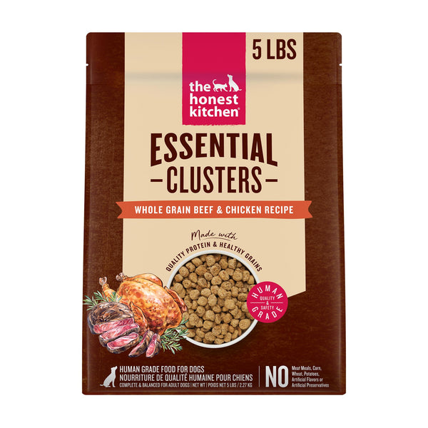 The Honest Kitchen Essential Clusters Whole Grain Beef & Chicken Dry Dog Food