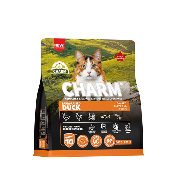 Charm Pet Food Farm-Raised Duck Dry Cat Food