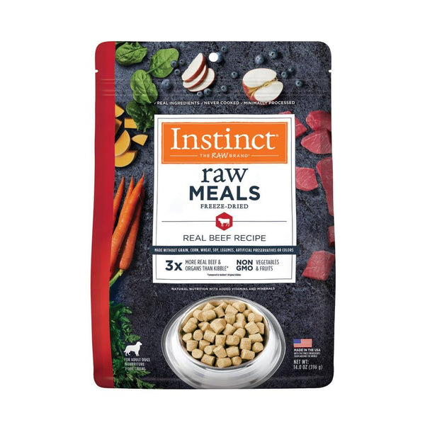 Instinct Raw Meals Real Beef Freeze-Dried Dog Food