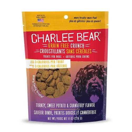 Charlee Bear Crunch Turkey, Sweet Potato & Cranberry Grain-Free Dog Treats (CA)