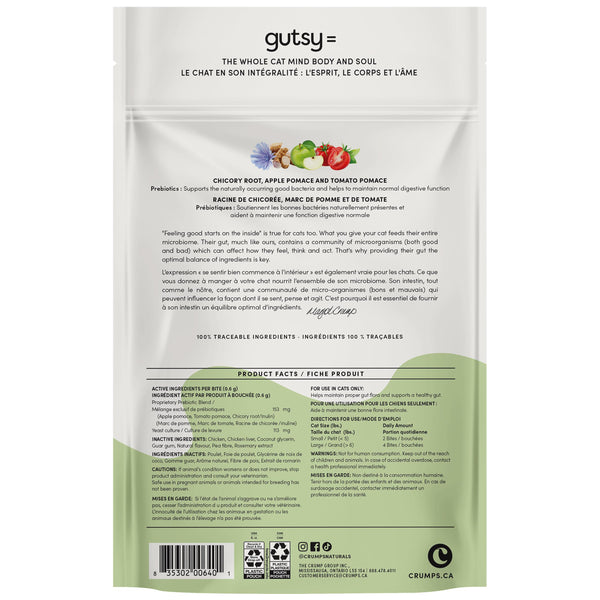 Crumps' Naturals Gutsy Balance Bites Cat Supplement