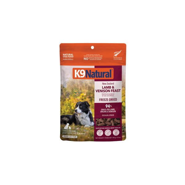 K9 Natural New Zealand Lamb & Venison Feast Grain-Free Freeze-Dried Dog Food