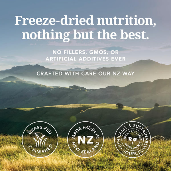 Feline Natural New Zealand Lamb & Venison Feast Grain-Free Freeze-Dried Cat Food