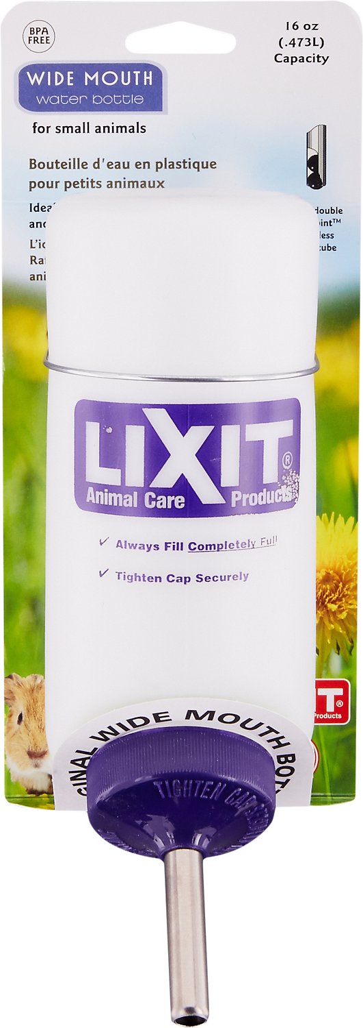 Lixit Wide Mouth Small Animal Water Bottle
