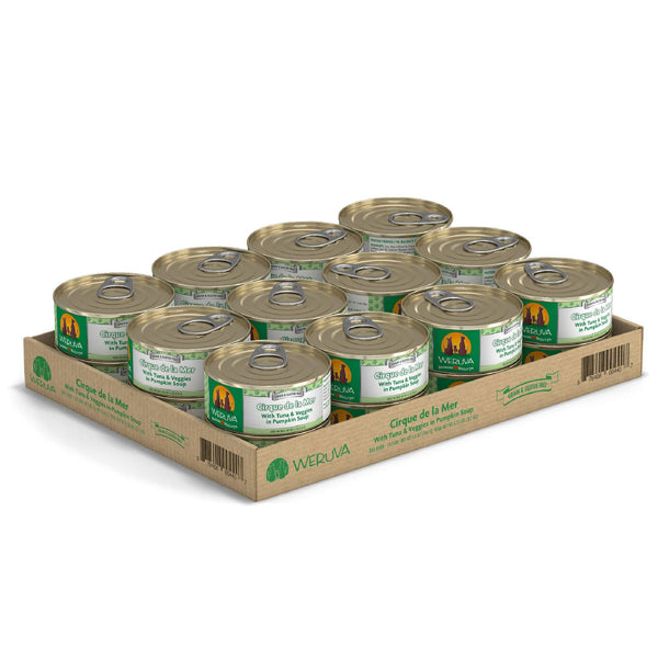 Weruva Classic Dog Cirque de la Mer with Tuna & Veggies in Pumpkin Soup Wet Dog Food Can