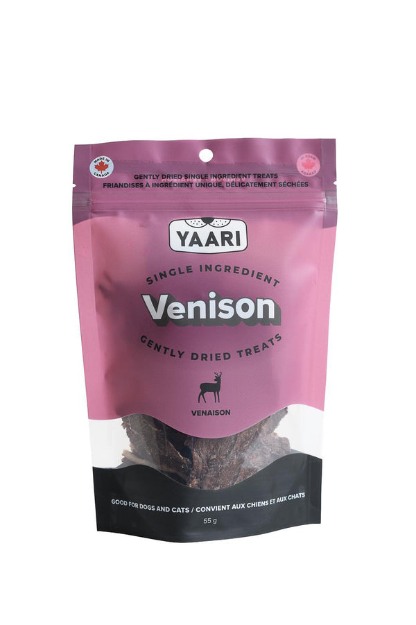 Yaari Single Ingredient Vension Gently Dried Dog & Cat Treats