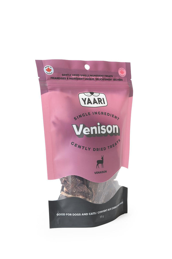 Yaari Single Ingredient Vension Gently Dried Dog & Cat Treats