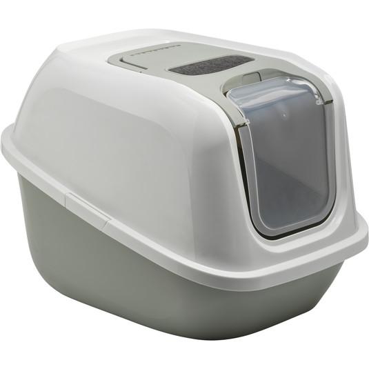 Moderna Mega Smart Bac à litière fermé bleu pour chat