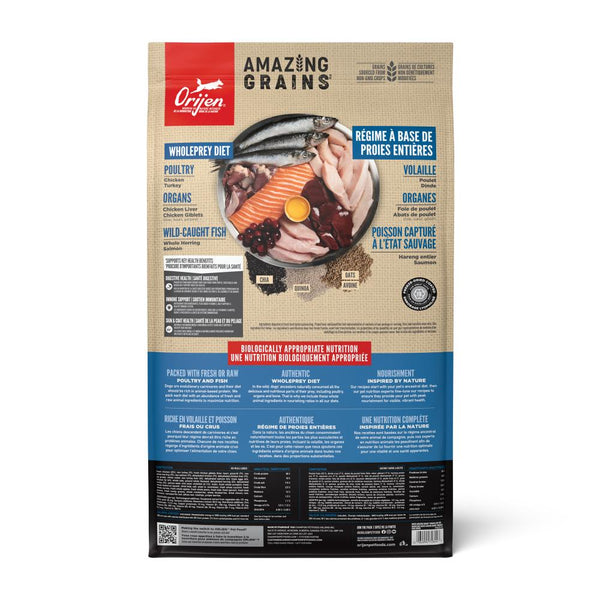 ORIJEN Amazing Grains Original Dry Dog Food (CA)