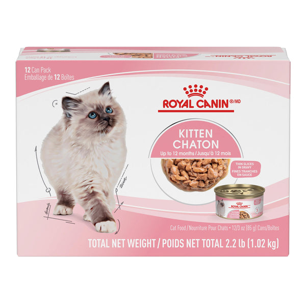 Royal Canin Kitten Thin Slices in Gravy Multipack Wet Cat Food Can