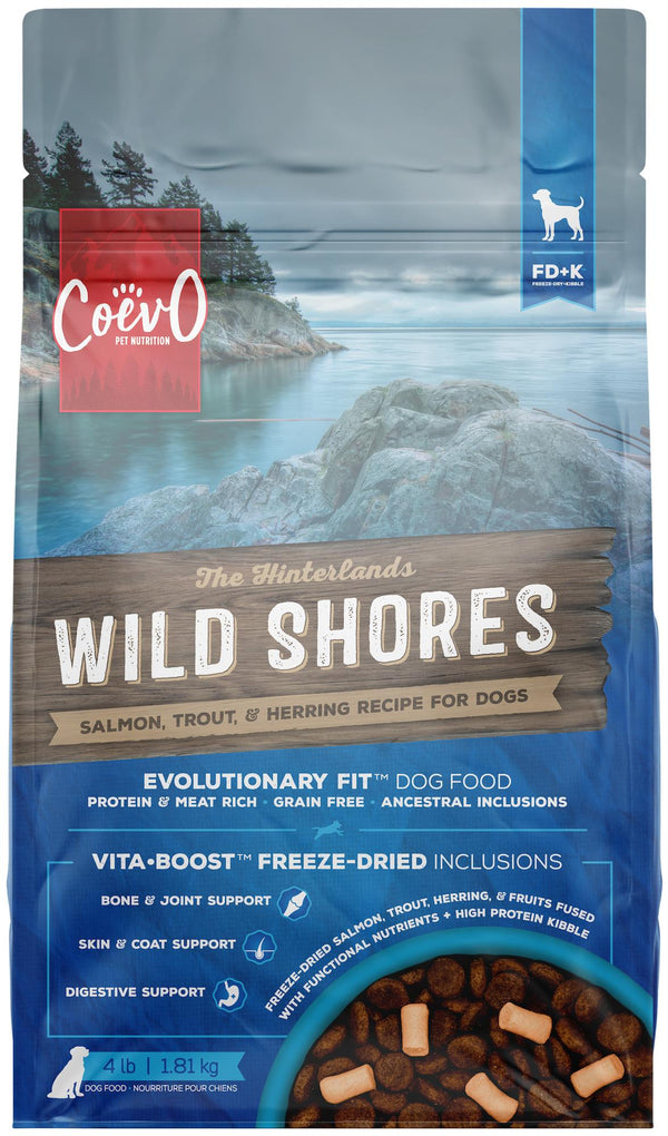 COEVO Pet Nutrition FD+K Wild Shores Recipe Dry Dog Food
