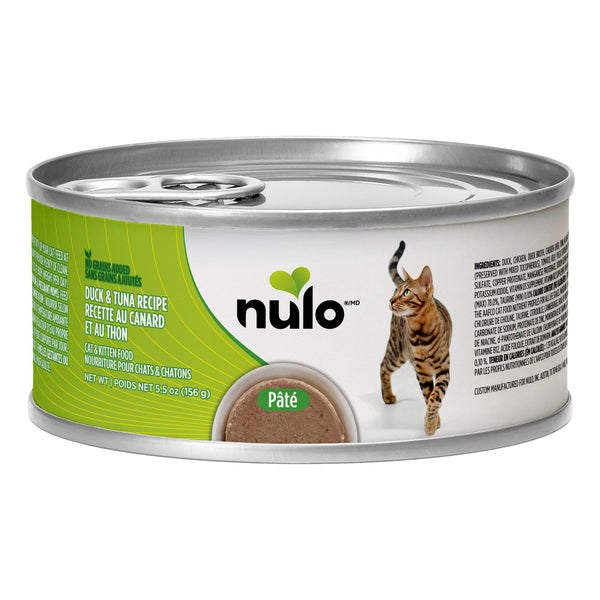 Nulo Cat & Kitten Duck & Tuna Grain-Free Wet Cat Food Can (CA)