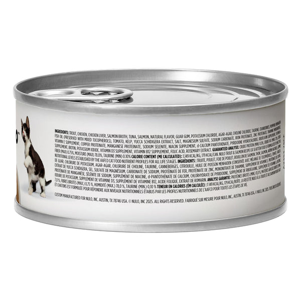 Nulo Cat & Kitten Trout & Salmon Grain-Free Wet Cat Food Can (CA)
