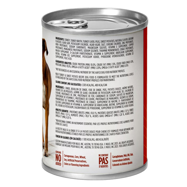 Nulo Adult Turkey & Sweet Potato Grain-Free Wet Dog Food Can (CA)