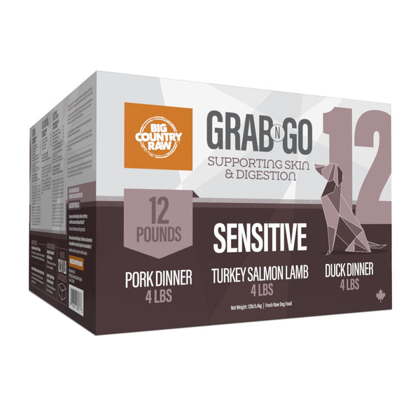 Big Country Raw Grab N Go Sensitive Frozen Dog Food
