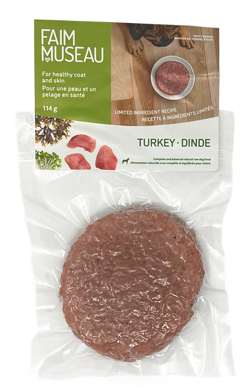 Faim Museau Turkey Frozen Dog Food