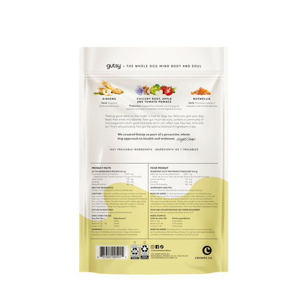 Crumps Gutsy Happy Bites Dog Supplement
